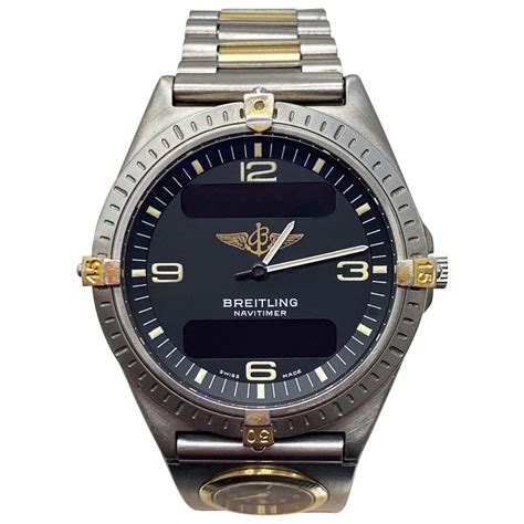 breitling aerospace titanium gold